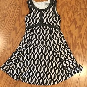 Chevron patterned dress